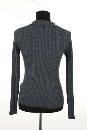 Pull Sandro Gris en Laine