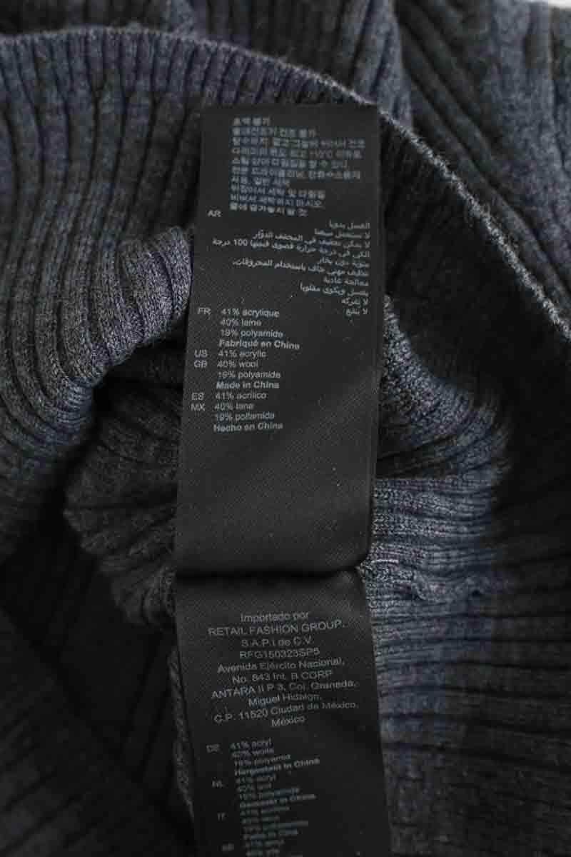 Pull Sandro Gris en Laine