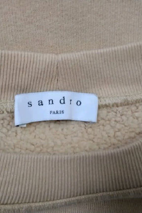 Pull Sandro Jaune en Coton