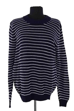 Pull Sandro Marine en Coton, taille S - Seconde Main