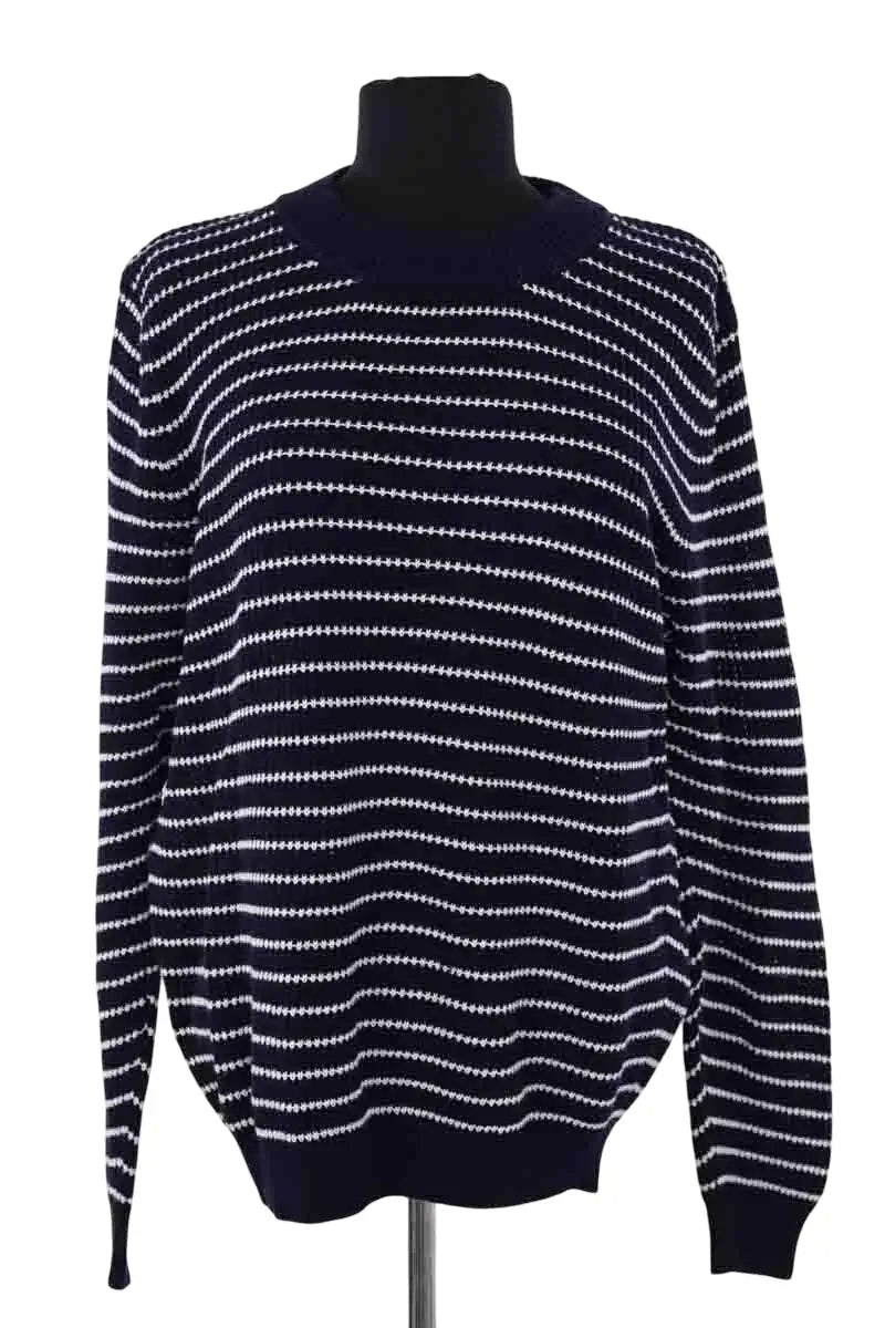 Pull Sandro Marine en Coton, taille S - Seconde Main