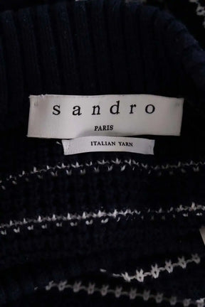 Pull Sandro Marine en Coton