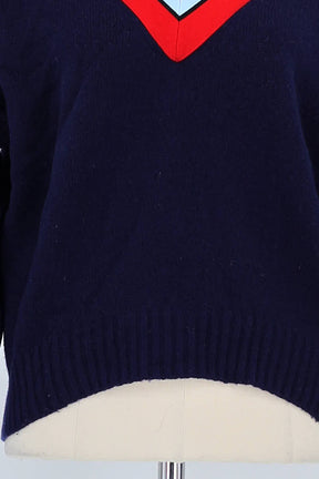 Pull Sandro Marine en Laine