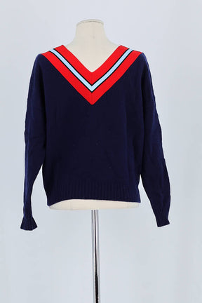 Pull Sandro Marine en Laine