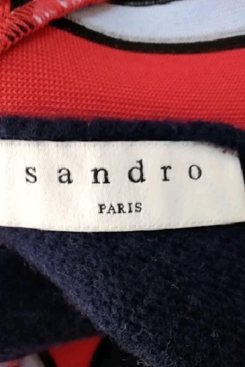 Pull Sandro Marine en Laine