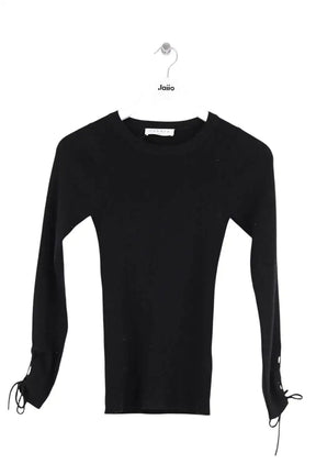 Pull Sandro Noir en Coton, taille S - Seconde Main