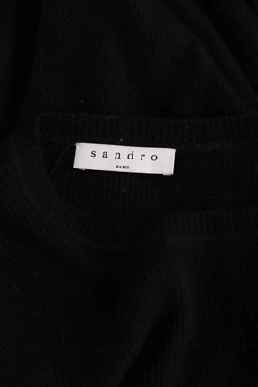 Pull Sandro Noir en Coton