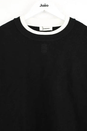 Pull Sandro Noir en Laine