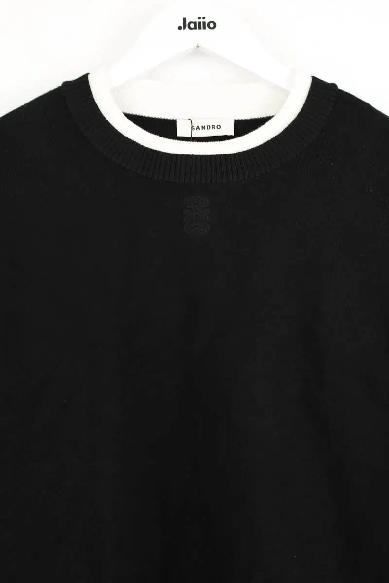 Pull Sandro Noir en Laine