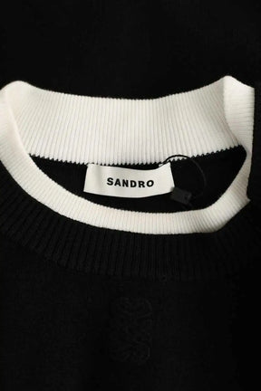 Pull Sandro Noir en Laine