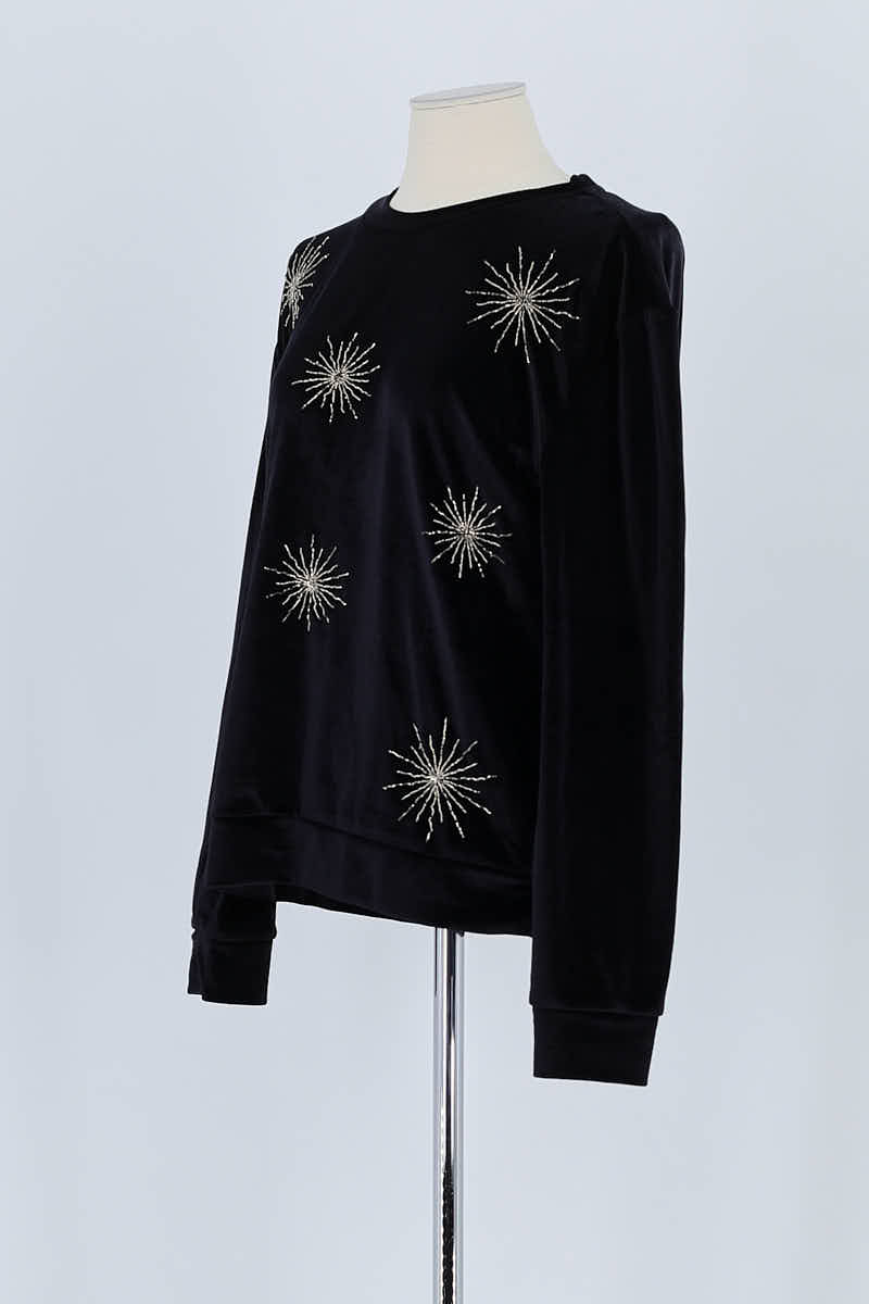 Pull Sandro Noir en Polyester