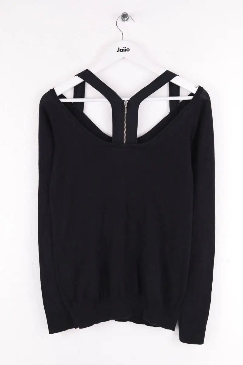Pull Sandro Noir en Soie