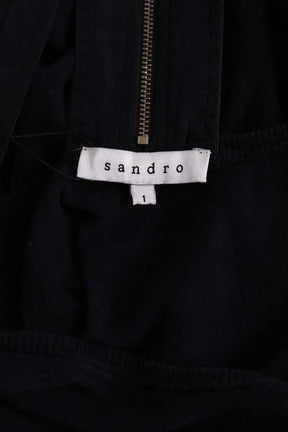 Pull Sandro Noir en Soie