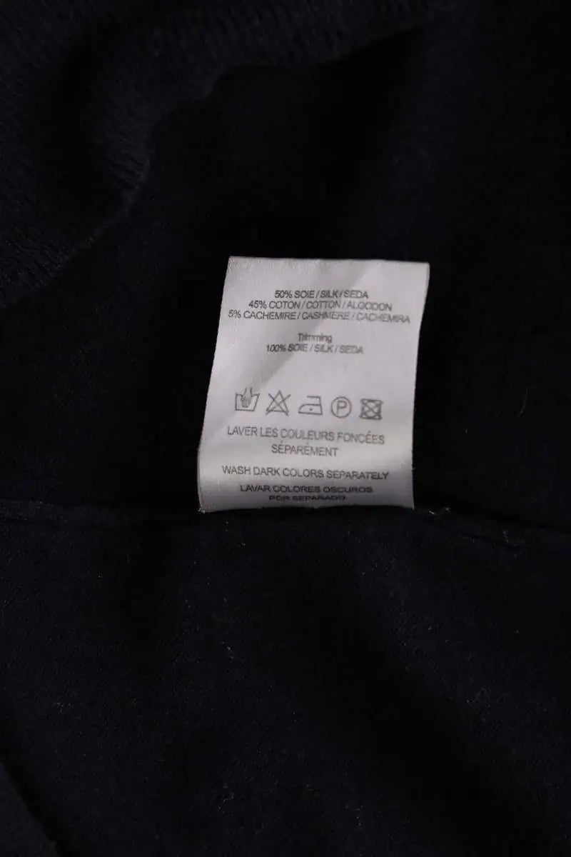 Pull Sandro Noir en Soie