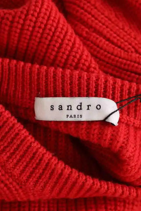 Pull Sandro Rouge en Laine