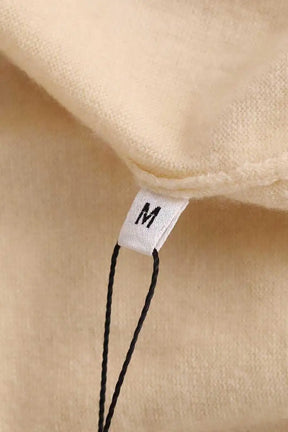 Pull sans manches Celine Beige en Cachemire