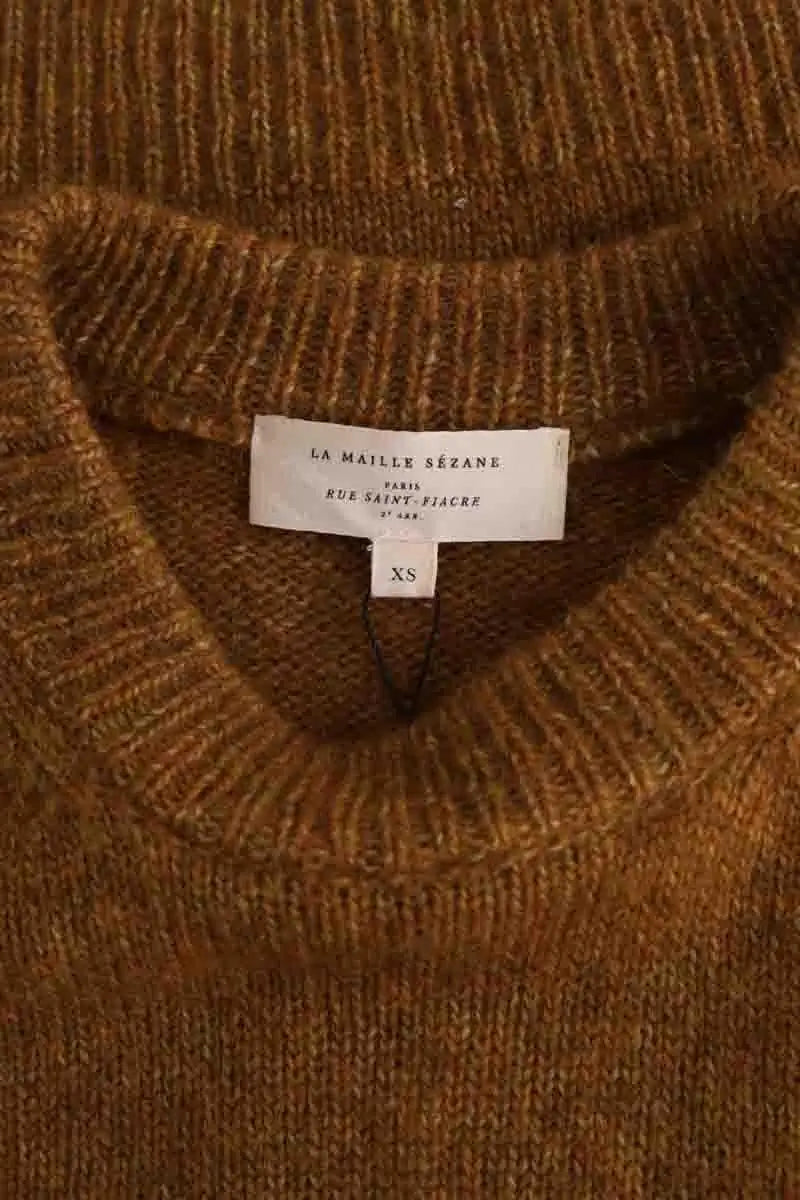Pull sans manches Sézane Camel en Synthétique