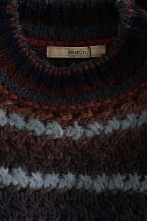Pull Sessun Marine en Laine