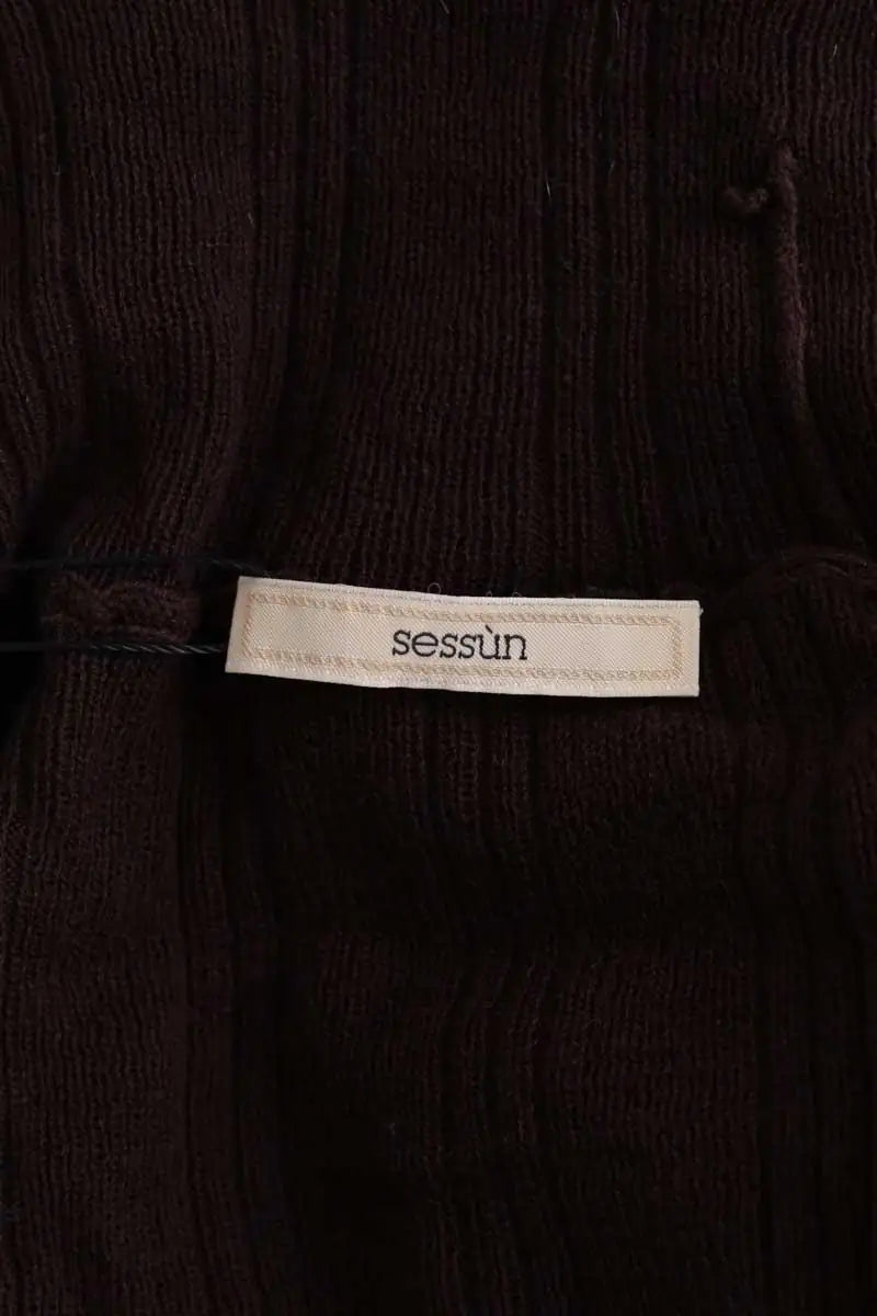 Pull Sessun Norte Marron en Coton