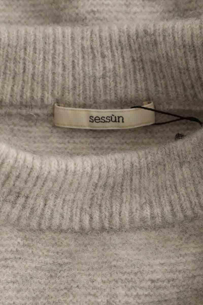 Pull Sessun Seldovia Gris en Laine