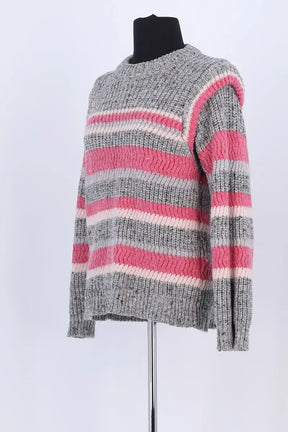 Pull Sézane Anthracite en Coton