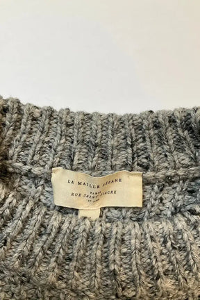 Pull Sézane Anthracite en Coton