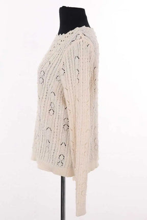 Pull Sézane Beige en Coton