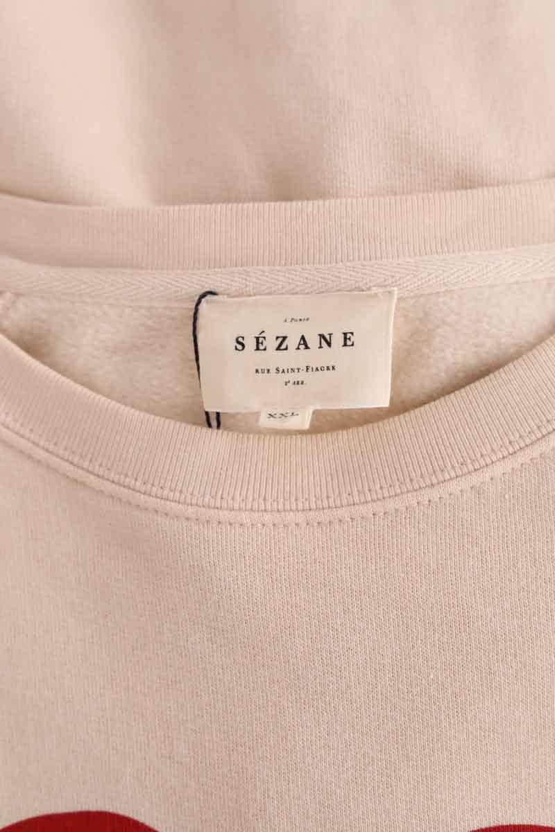 Pull Sézane Beige en Coton
