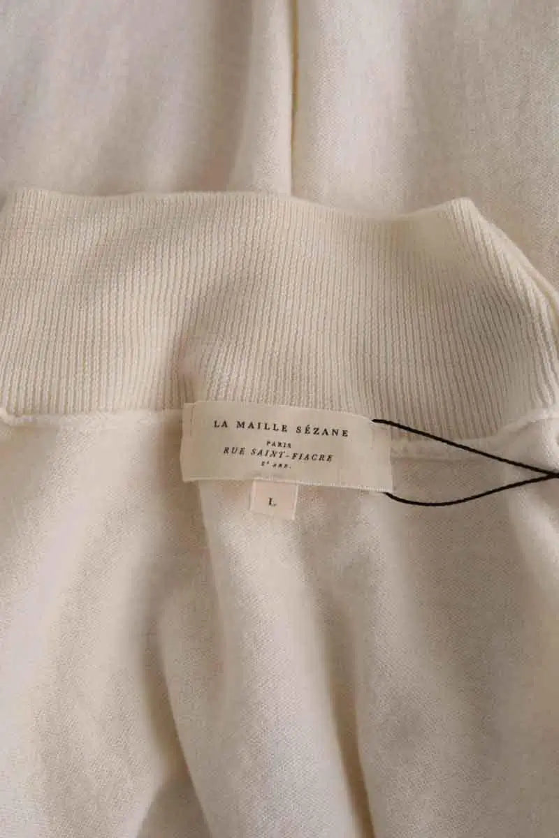Pull Sézane Beige en Laine