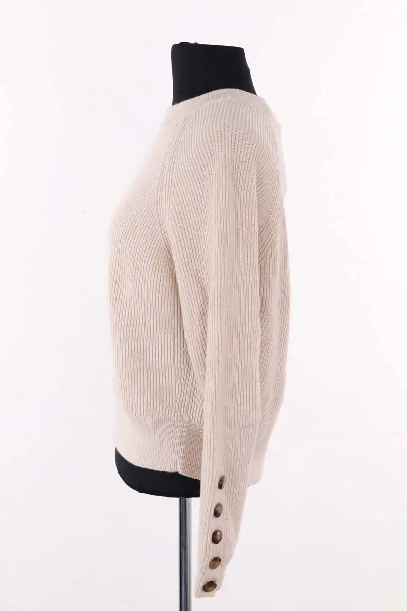 Pull Sézane Beige en Laine