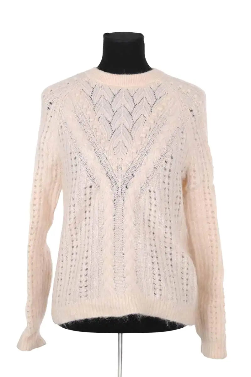 Pull Sézane Beige en Laine, taille S - Seconde Main