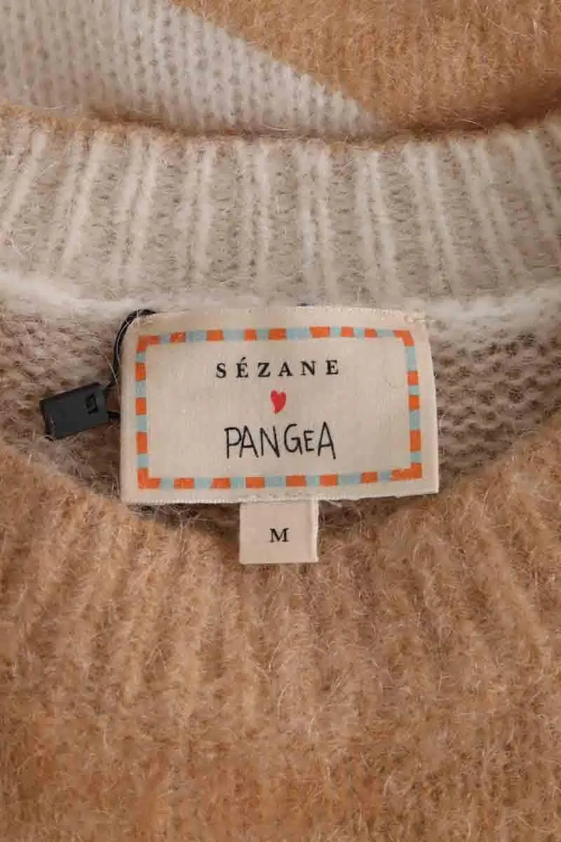 Pull Sézane Beige en Synthétique