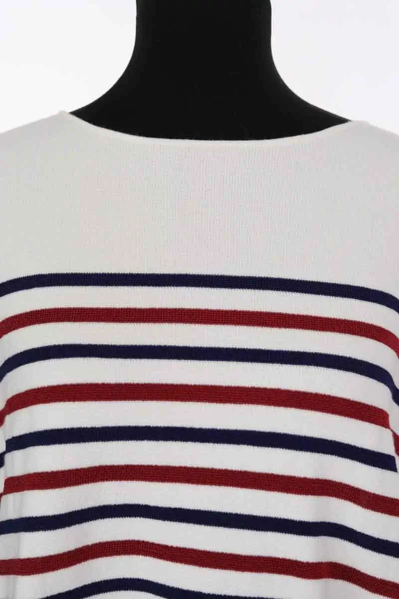 Pull Sézane Blanc en Coton