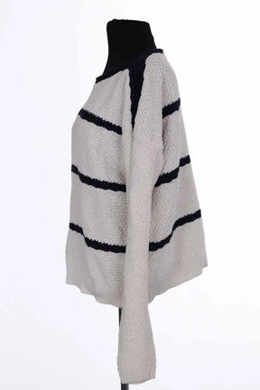 Pull Sézane Blanc en Coton
