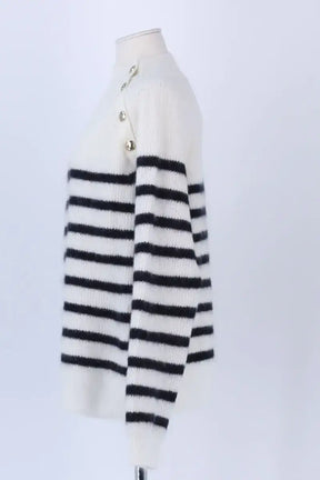Pull Sézane Blanc en Coton