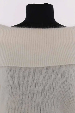 Pull Sézane Blanc en Laine