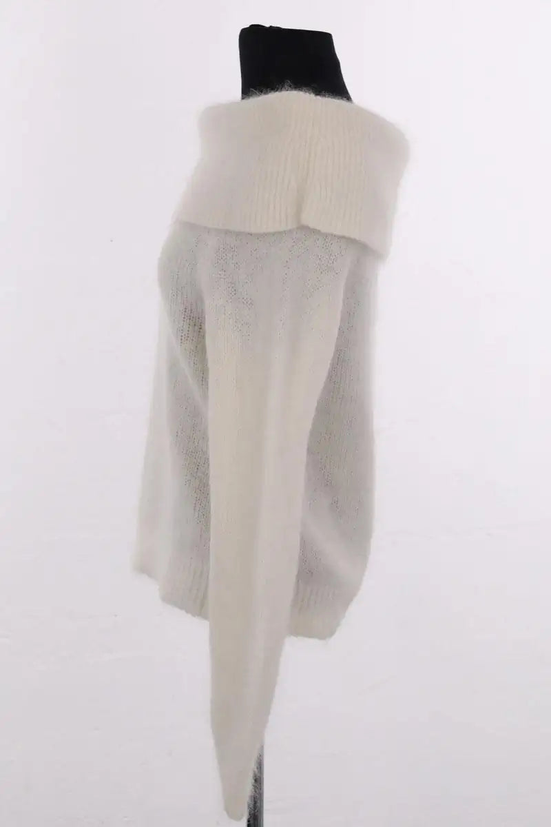 Pull Sézane Blanc en Laine