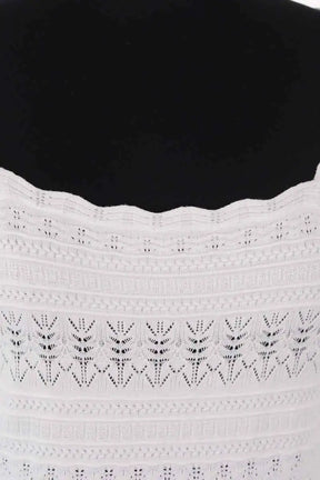 Pull Sézane Blanc en Synthétique