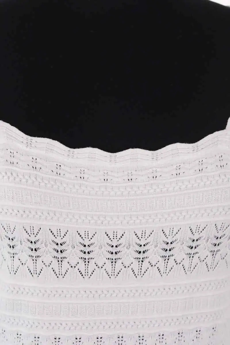 Pull Sézane Blanc en Synthétique