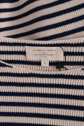 Pull Sézane Bleu en Coton