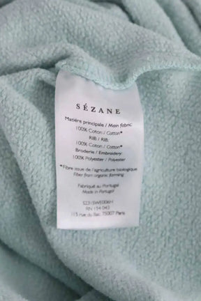 Pull Sézane Bleu en Coton