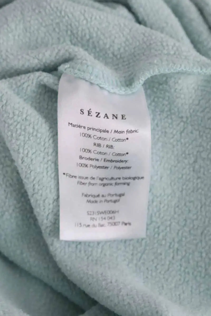 Pull Sézane Bleu en Coton