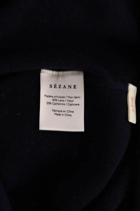 Pull Sézane Bleu en Laine