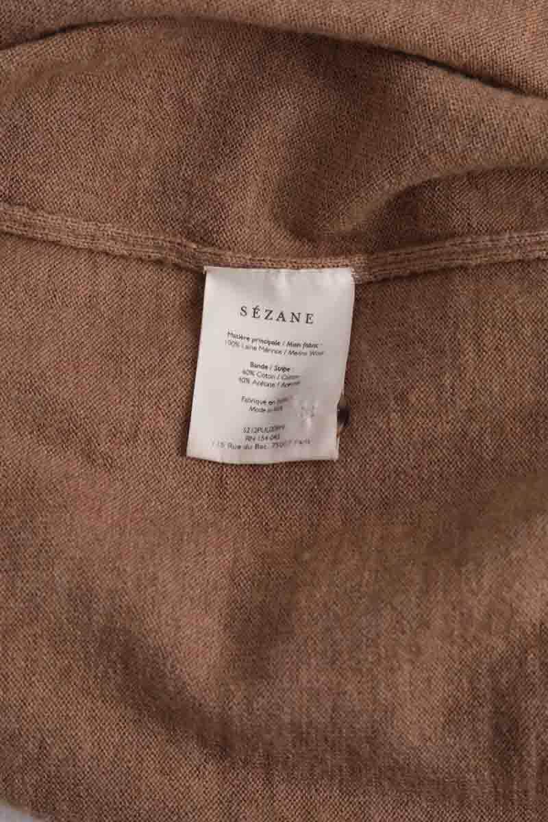 Pull Sézane Camel en Coton