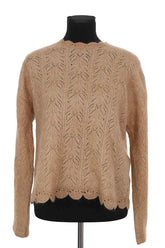 Pull Sézane Camel en Laine, taille L - Seconde Main