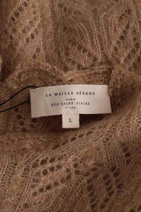Pull Sézane Camel en Laine