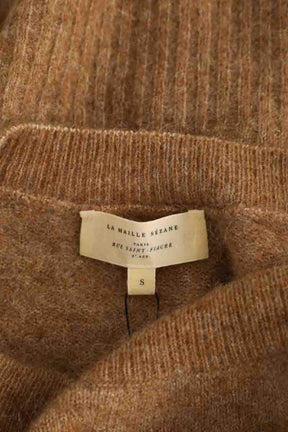 Pull Sézane Camel en Polyamide