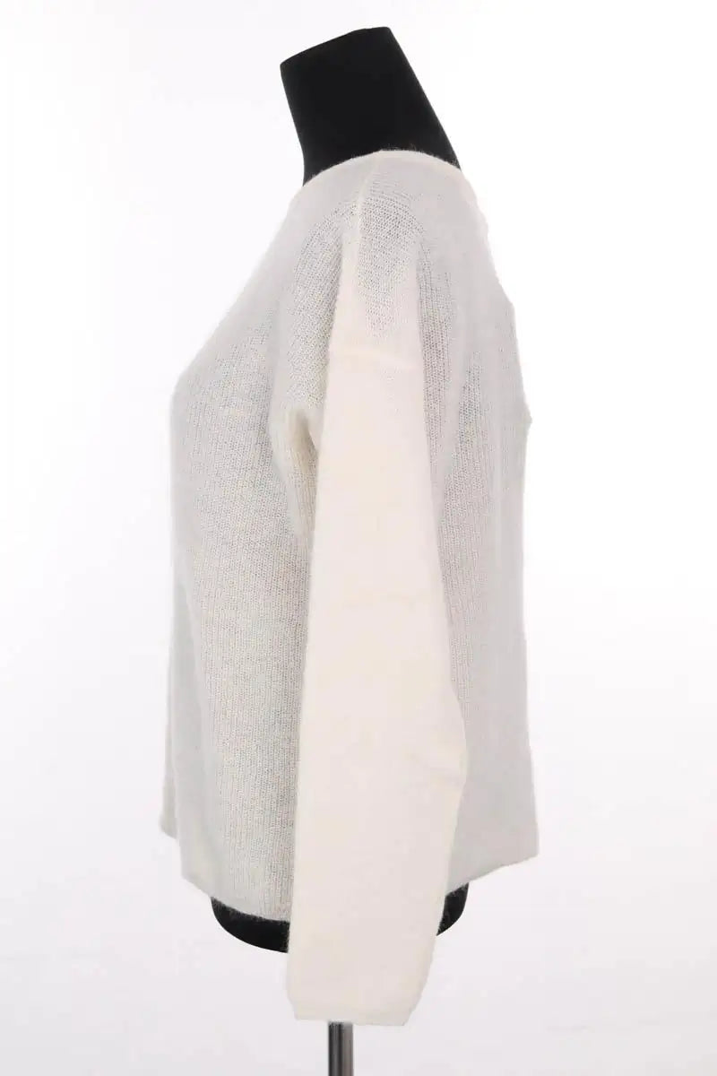 Pull Sézane Ecru en Laine