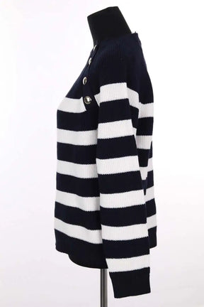 Pull Sézane Gary Bleu en Coton