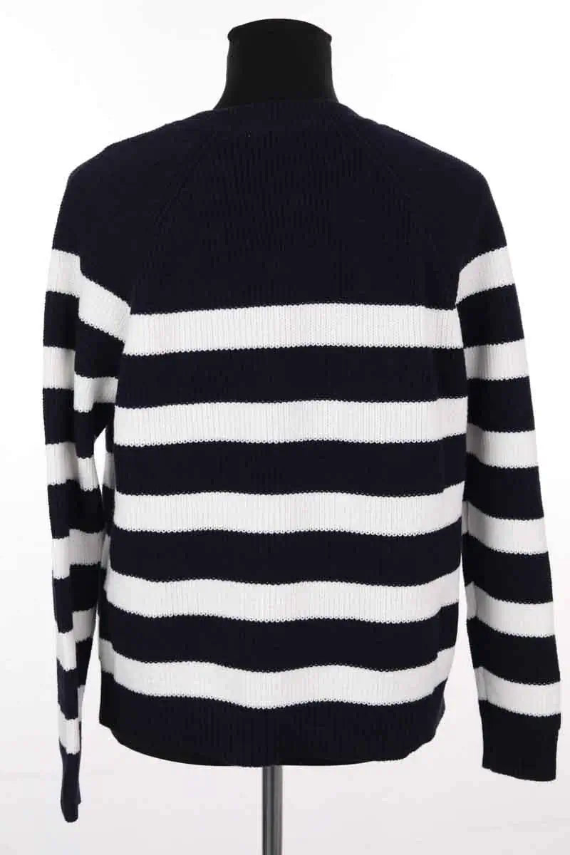 Pull Sézane Gary Bleu en Coton